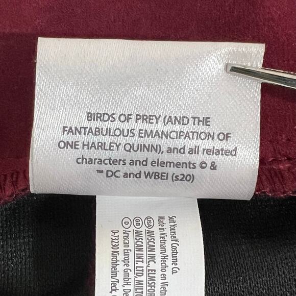 Birds of Prey Adult Black Mask Costume Large Harley Quinn - Picture 12 of 14